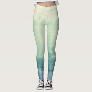 Ombre blue active bära leggings