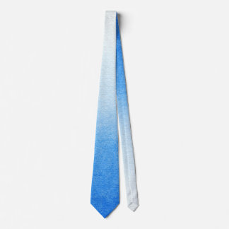 Ombre Blue och white Dive in i drömnyanser Slips