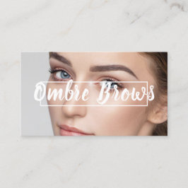 Ombre Brows & Eyelash Visitkort
