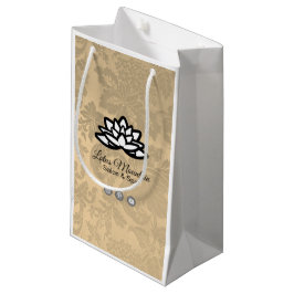 Ombre Damask Anpassade Shopping bag