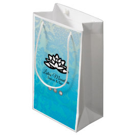 Ombre Damask Anpassade Shopping bag