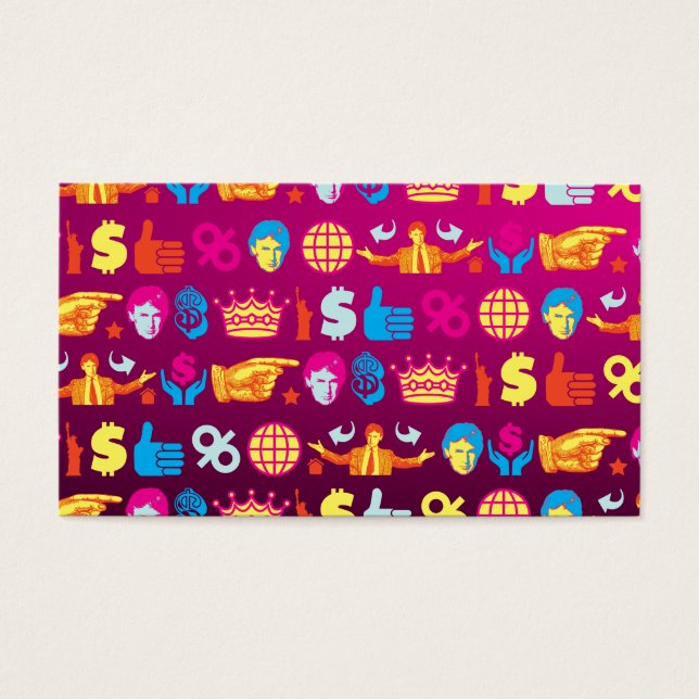 ombre donald trump visitkort (Framsidan)