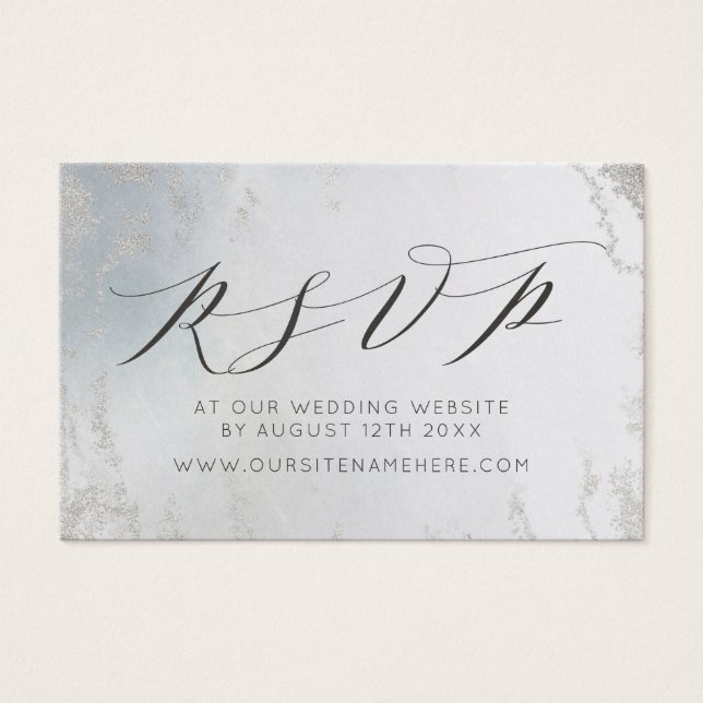 Ombre Dusty Blue Frosted Website OSA Infoga kort (Framsida)