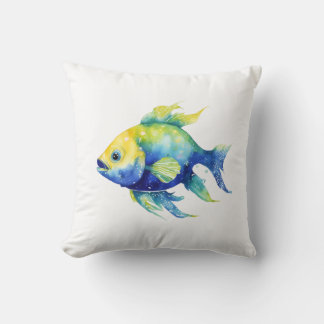 Ombre Fisk Liten Kudde
