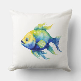 Ombre Fisk Stor Kudde