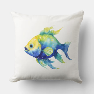 Ombre Fisk Stor Kudde