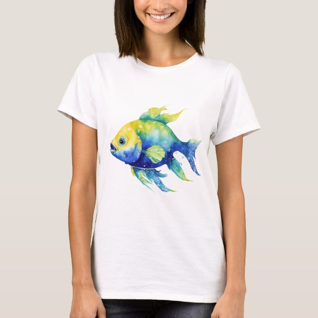 Ombre Fisk T Shirt (Framsida)