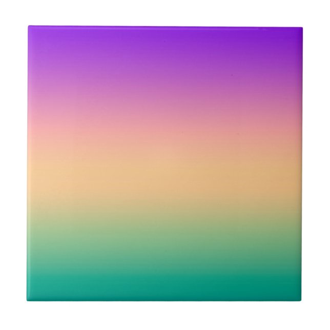 Ombre, flerfärgad kakelplatta (Framsidan)