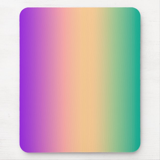 Ombre, flerfärgad musmatta (Framsidan)