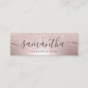 Ombre för glitter för Makeuphår omkullkastar Mini Visitkort