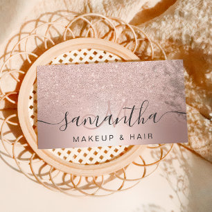 Ombre för glitter för Makeuphår omkullkastar Visitkort