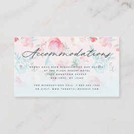 Ombre Fransk Garden Blommigt Bröllop-bostäder Tilläggskort