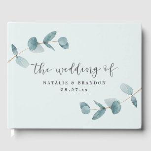 Ombre Fransk Garden Blommigt Rosa Peony Bröllop Gästböcker