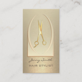 Ombre gentle elegant modern lyxsax guld visitkort