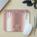 Ombre Glitter Ro Guld Drip Personlig Monogram<br><div class="desc">Den här konstruktionen innehåller inte glitter eller egentliga sekvenser. Det kan vara personlig i det område som tillhandahålls genom att ändra fotot och/eller text. Du kan också anpassa den genom att klicka på Anpassa den här mallen och sedan välja klicka för att anpassa ytterligare alternativ och ta bort eller ändra...</div>