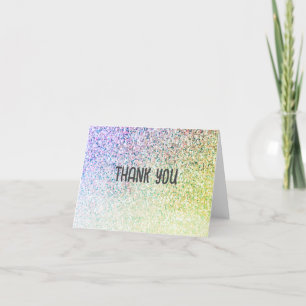 Ombre Glitter Unicorn Tack Kort
