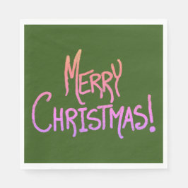 Ombré God jul Napkins' Pappersservett