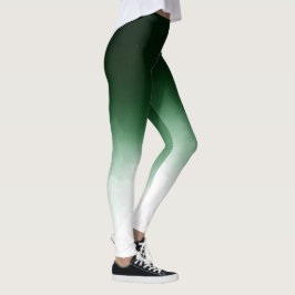 Ombre Grönt Dip Dye Leggings