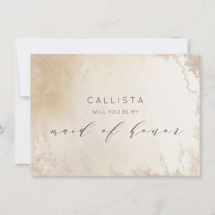 Ombre Gult Guld Luxe Maid of honor Frieri kort