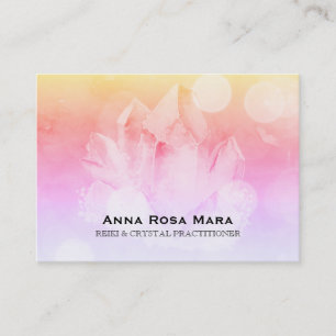 ~ Ombre Healer Yoga Massage Reiki Crystal Visitkort