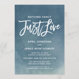 Ombre Ingenting Finare enbart Kärlek penseltypogra Inbjudningar