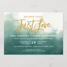 Ombre Ingenting Finare enbart Kärlek penseltypogra Inbjudningar