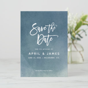 Ombre Ingenting Finare Just Kärlek-penseltypografi Spara Datumet