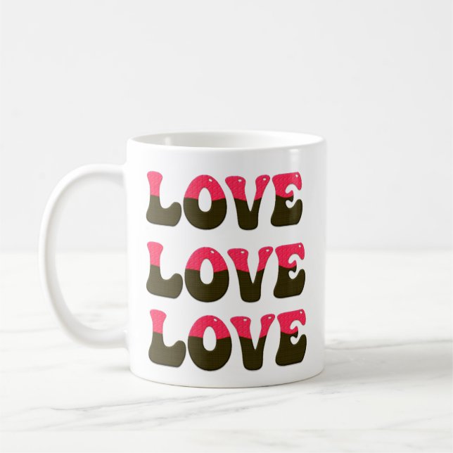 Ombre Kärlek Kaffemugg (Vänster)