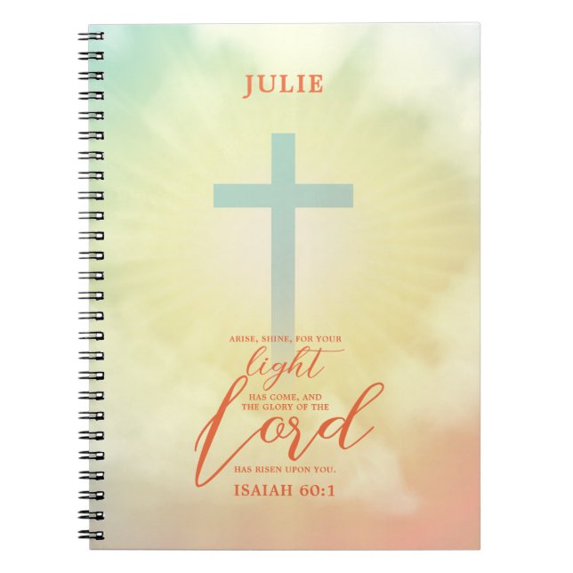 Ombre Kor Scripture Personlig Anteckningsbok (Framsidan)