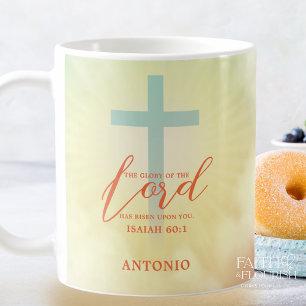 Ombre Kor Scripture Personlig Kaffemugg