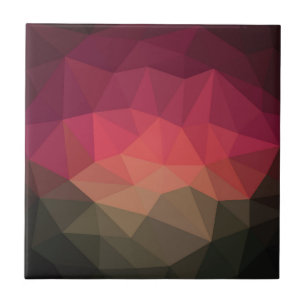 Ombre kristalleffekt geometrisk modern design kakelplatta