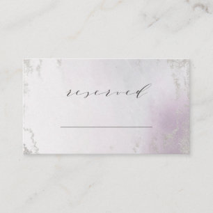 Ombre Lavender Lila Reserved Seating Bröllop Placeringskort