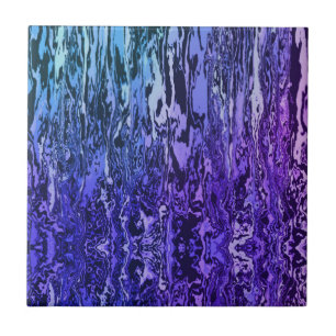 Ombre Lila Fluid Acrylic Art Kakelplatta