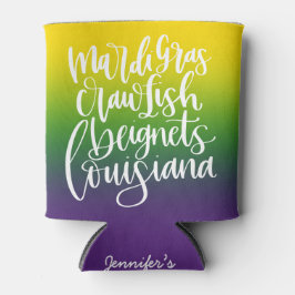 Ombre Mardi Gras Party Keepsake
