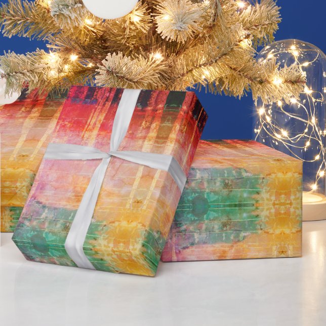 Ombre Mönster Wrapping Papper Presentpapper (Helgdagar)