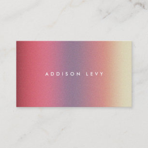 Ombre Pastel Contemporary Minimalist Tidsbeställning Kort