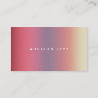 Ombre Pastel Contemporary Minimalist Tidsbeställning Kort