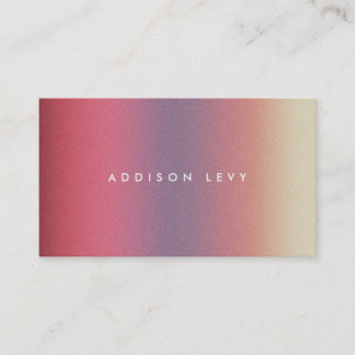 Ombre Pastel Contemporary Minimalist Tidsbeställning Kort