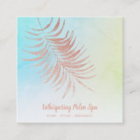 *~* Ombre Pastel Ro Guld Handflatan Gren Turquise