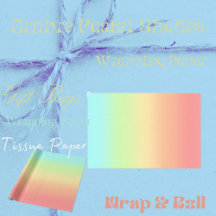Ombre Pastel Shades-utgivningspapper