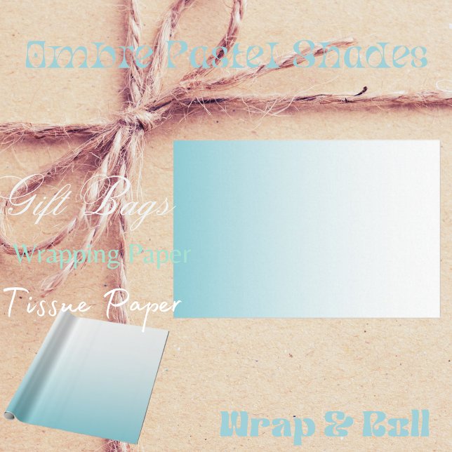 Ombre Pastel Shades Wrapping Papper Presentpapper (Skapare uppladdad)