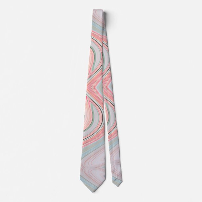 ombre pastell mint korall rosa marmorswirlar slips (Framsida)
