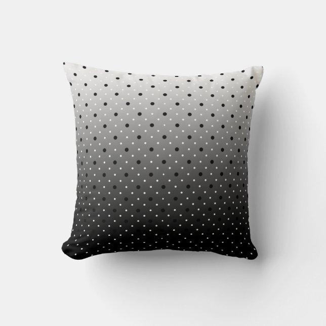 Ombre Polka Dot Kudde (Framsida)