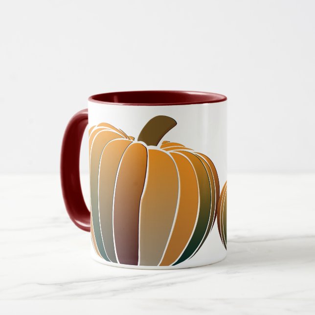 Ombre Pumpkin Mugg (Framsida vänster)