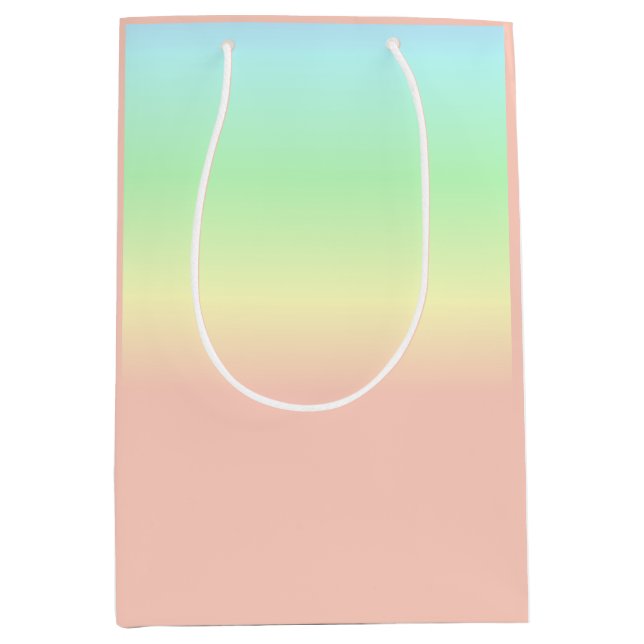 Ombre Rainbow Abstrakt Pastel Mönster (Framsidan)