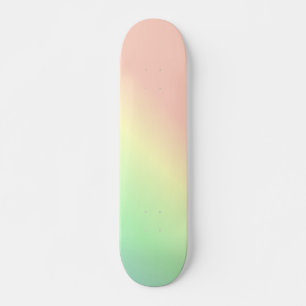 Ombre Rainbow Abstrakt Pastel Mönster Mini Skateboard Bräda 18,5 Cm
