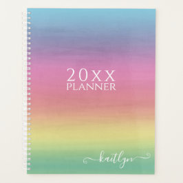 Ombre Rainbow Himmel | Personlig Planner