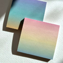 Ombré Rainbow Post-it Notes