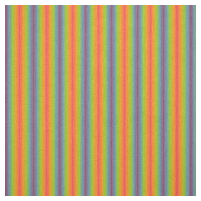 Ombre Rainbow Stripe Tyg (Provkarta)