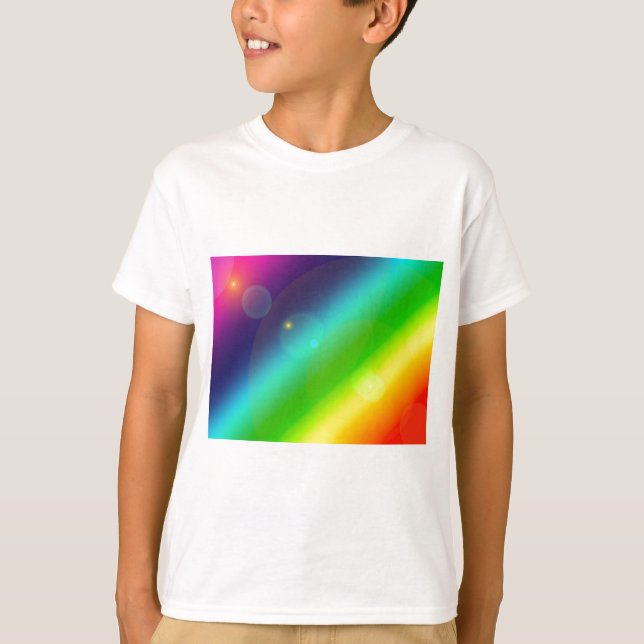 ombre regnbåge tee (Framsida)